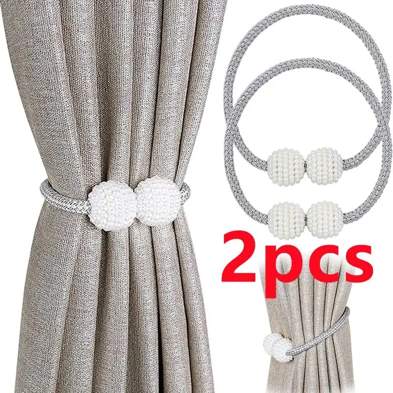Home Bathroom Accessories - 1/2 SZT. Perłowe Magnetyczne Klipsy do