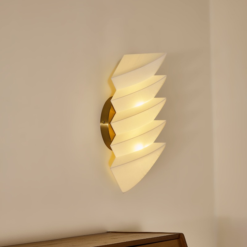 Japanese Home Bathroom Design - Japońskie designerskie lampy ścienne LED do