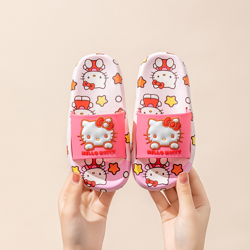 Home Bathroom Accessories - Klapki Hello Kitty: Letnie, do domu,