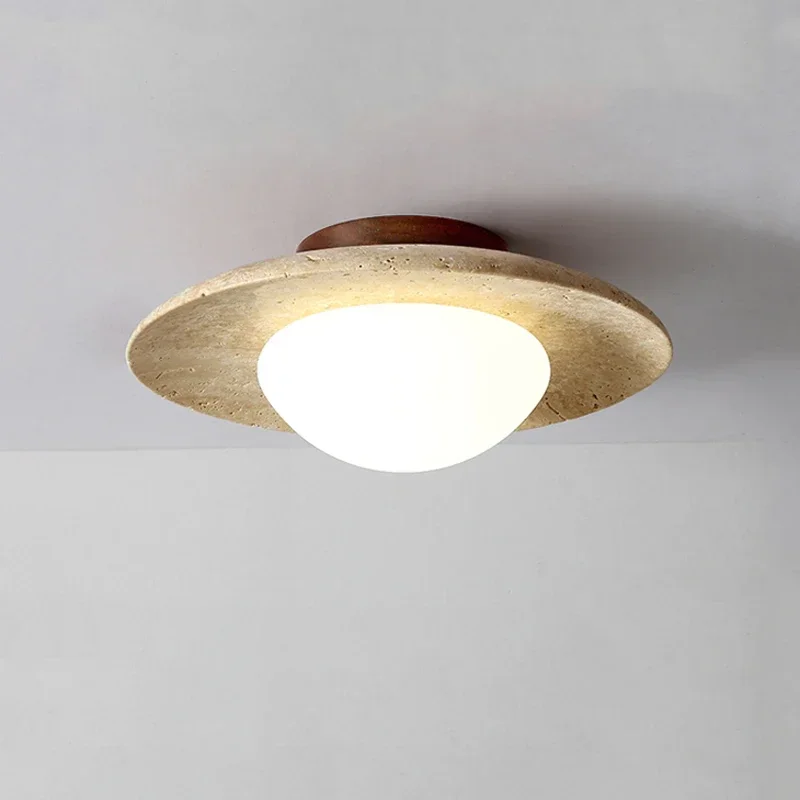Japan Bathroom.Home - Lampa sufitowa z kamienia naturalnego, japoński