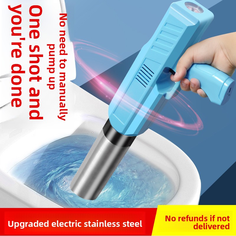 Home Bathroom Cleaner - Elektryczny przepychacz do toalet, wysokociśnieniowy odtłumowywacz,