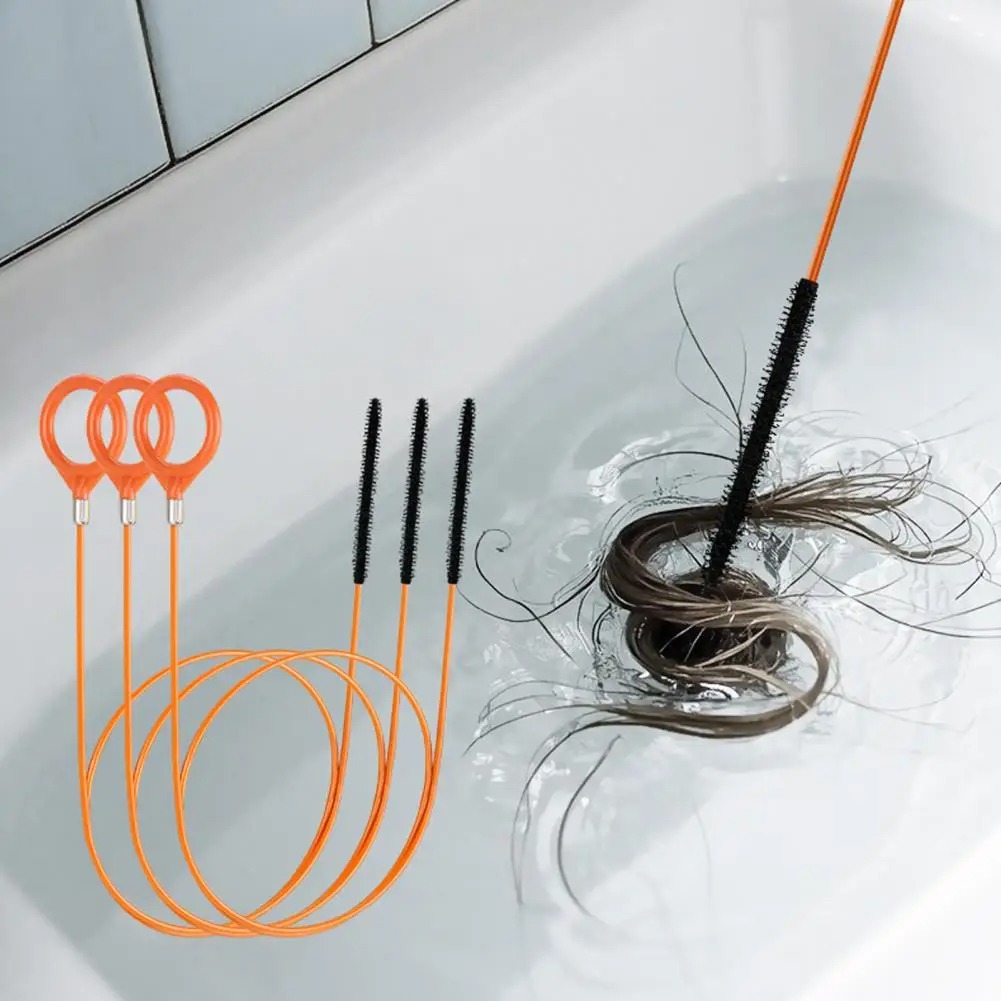 Home Bathroom Cleaner - Hak do czyszczenia odpływów z nierdzewnej