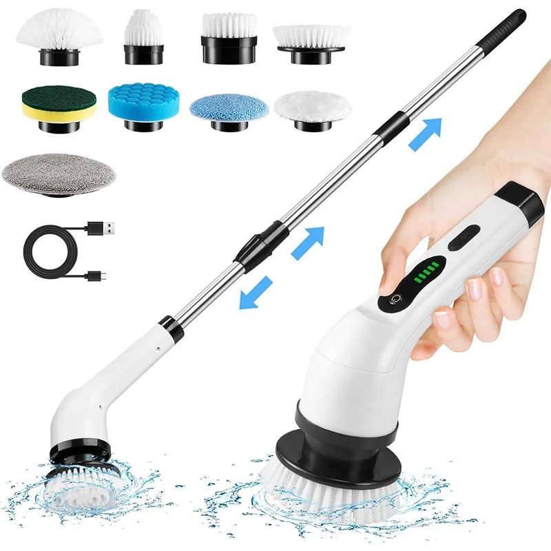 Home Bathroom Cleaner - Bezprzewodowa, wielofunkcyjna szczotka elektryczna do czyszczenia