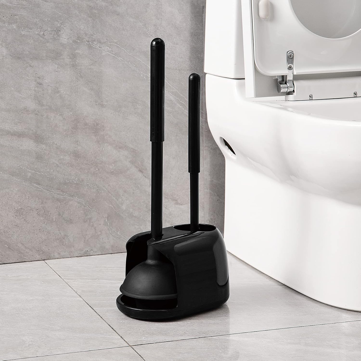 Home Bathroom Cleaner - Zestaw 2 w 1: szczotka do