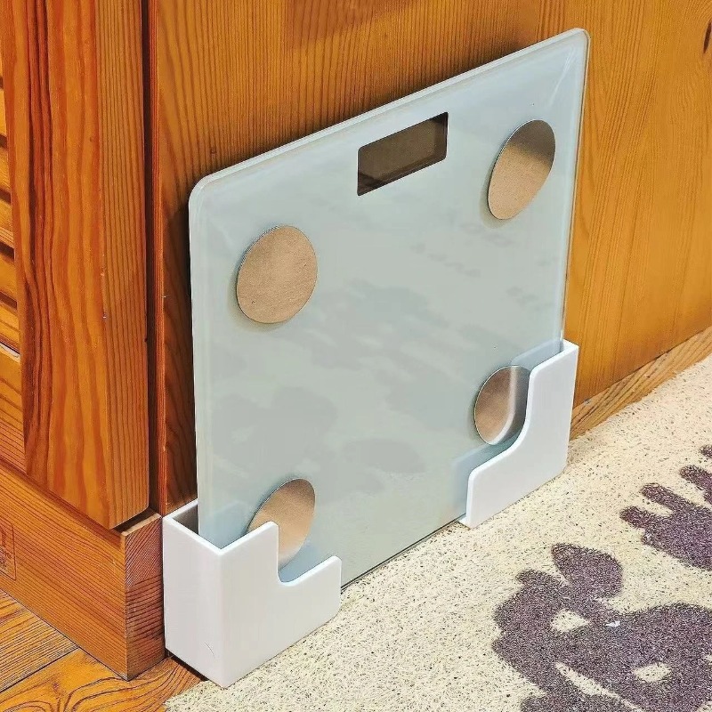 Home Bathroom Scales - 2 szt. Półka łazienkowa bez wiercenia