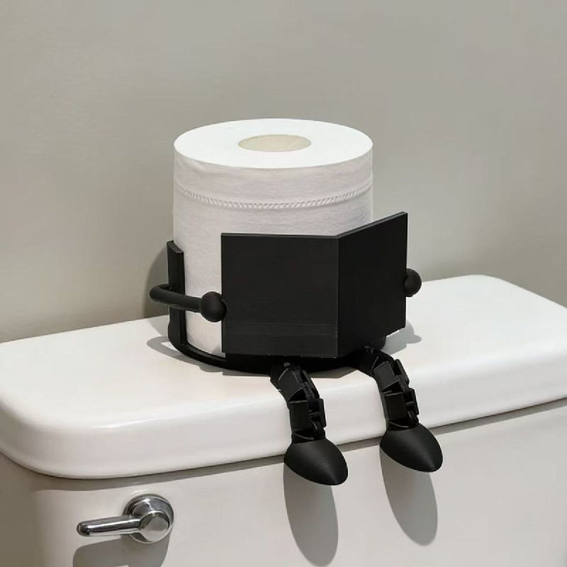 Home Toilet Bathroom Design - Kreatywny stojak na papier toaletowy -