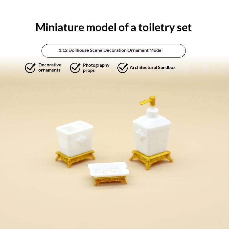Home Bathroom Scales - Miniaturowy zestaw uchwytów na szczoteczki do