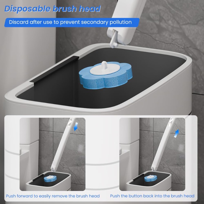 Wymienne gąbki do szczotki do  – Home Bathroom Cleaner recenzja i cena