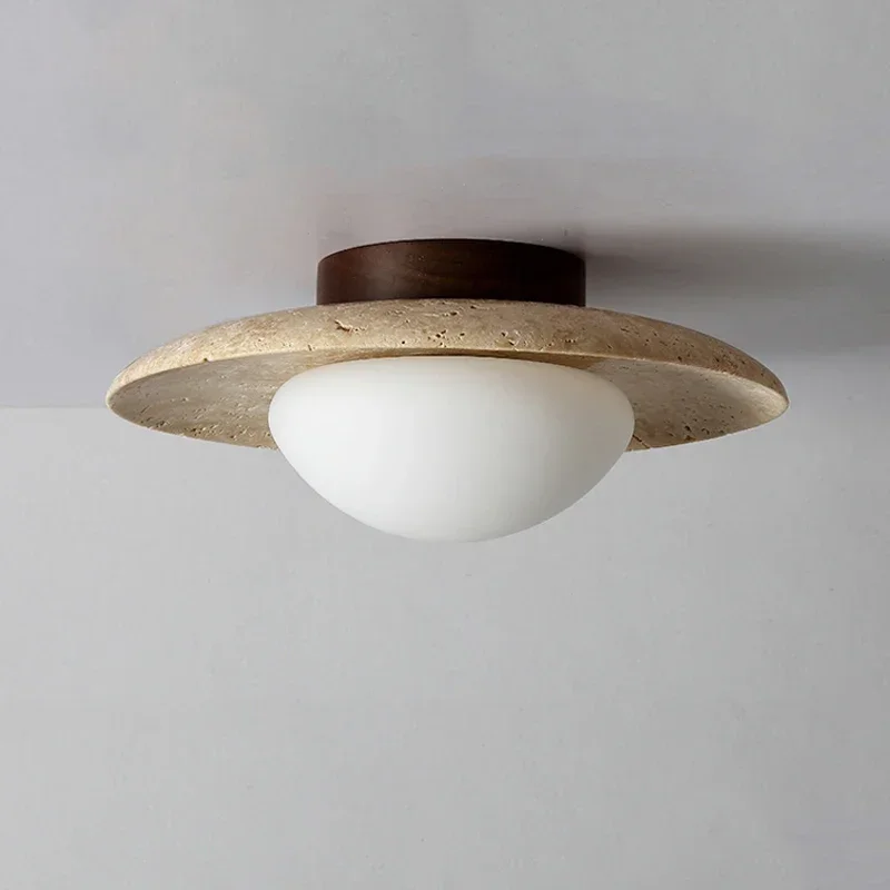 Lampa sufitowa z kamienia natu – Japan Bathroom.Home recenzja i cena