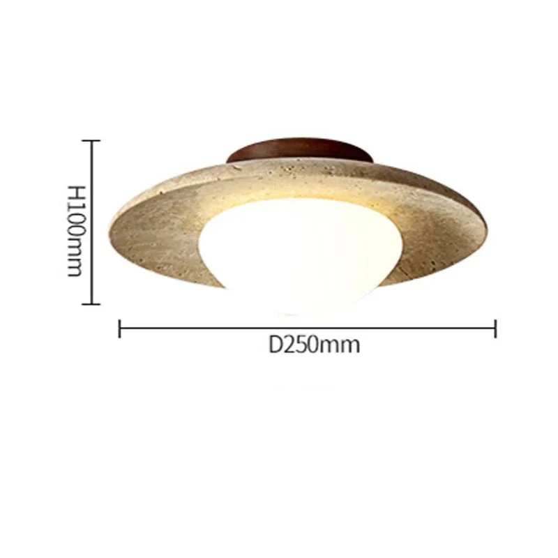 Lampa sufitowa z kamienia natu – Japan Bathroom.Home recenzja i cena