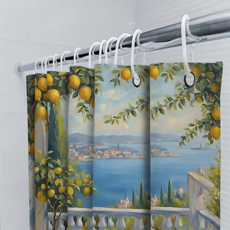 Zasłona prysznicowa z motywem  – Home Decor Bathroom Ideas recenzja i cena