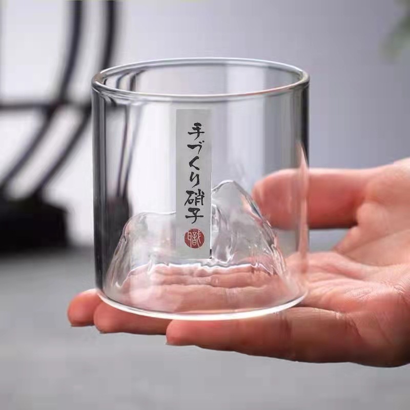 Szklany kubek Fuji Mountain Re – Yamazaki Home Bathroom Storage recenzja i cena
