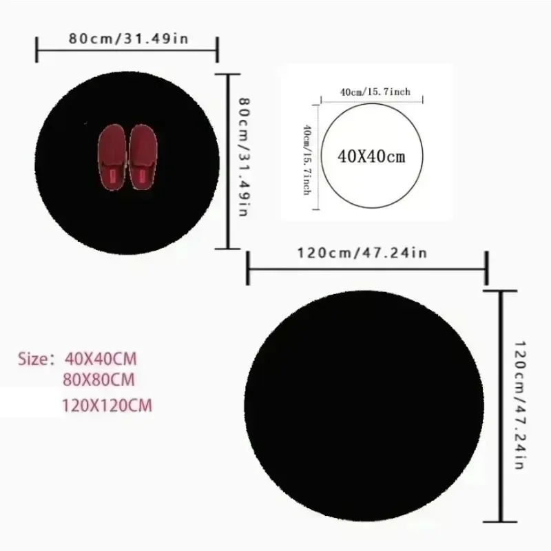 Okrągły dywan w stylu vintage  – Home Toilet Bathroom Design recenzja i cena