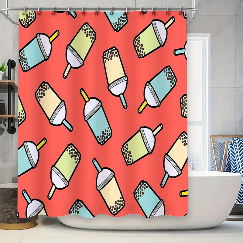 Unikalna zasłona prysznicowa z – Home Decor Bathroom Ideas recenzja i cena