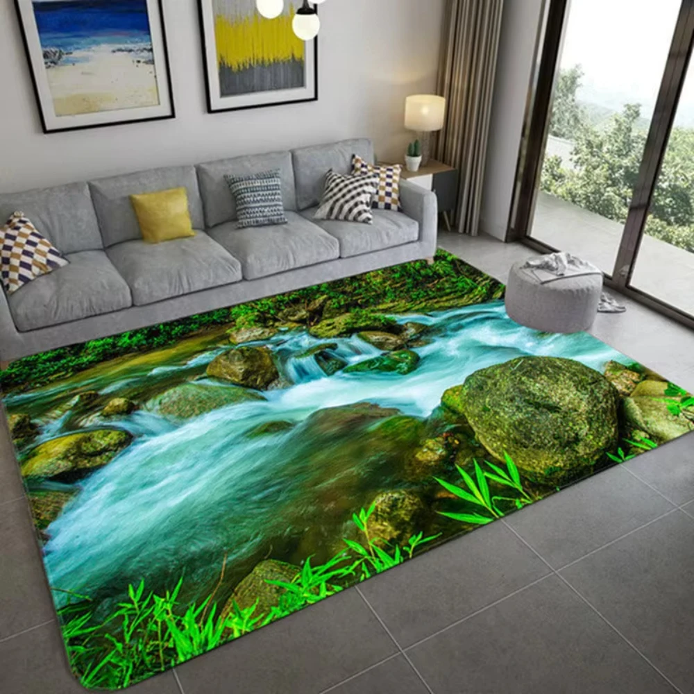 Dywan 3D inspirowany naturą, m – Home Decor Bathroom Ideas recenzja i cena