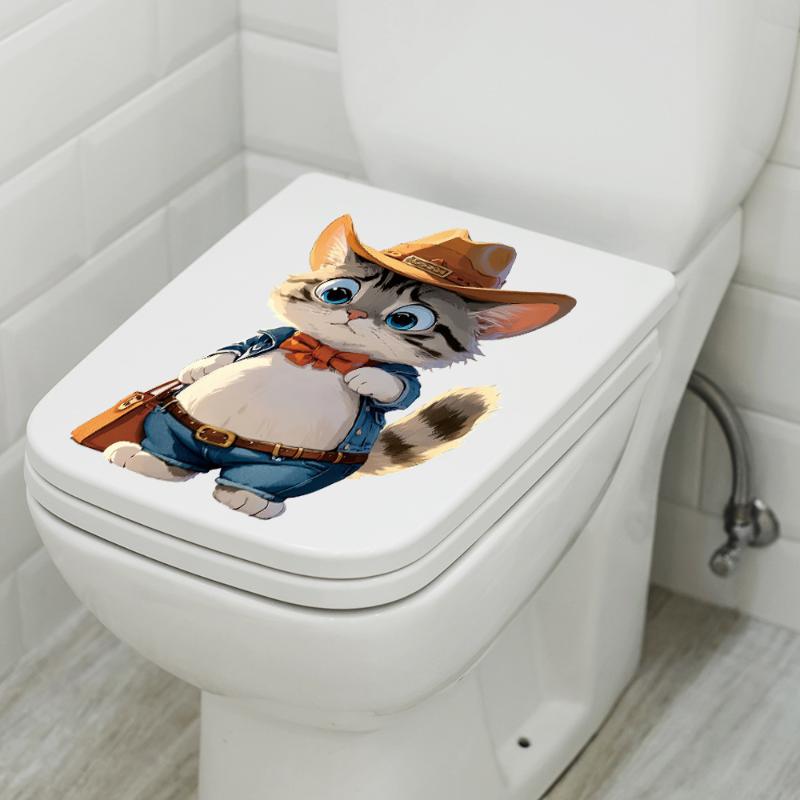 Naklejka na toaletę z motywem  – Home Toilet Bathroom Design recenzja i cena