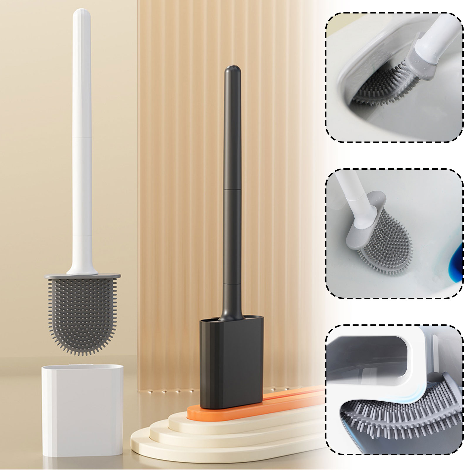 Silikonowa szczotka do toalety – Home Bathroom Cleaner recenzja i cena