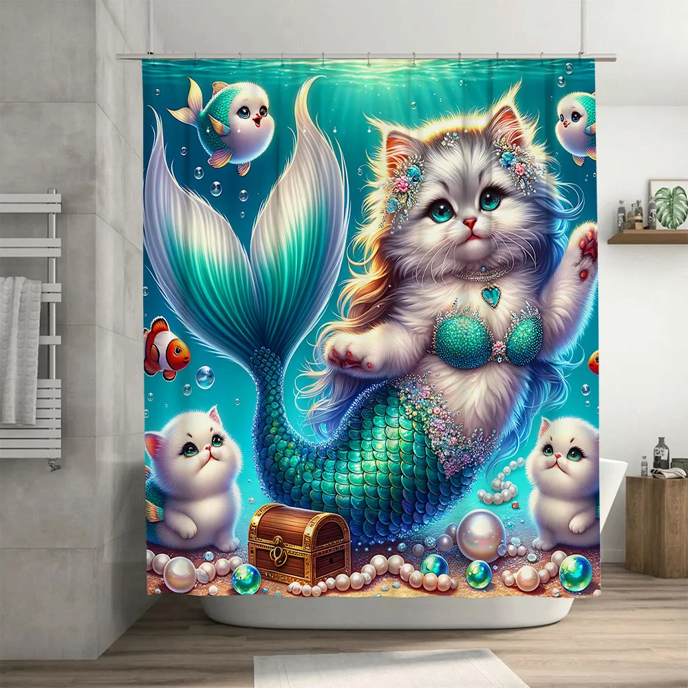 Zasłona prysznicowa Syrenka Ko – Home Decor Bathroom Ideas recenzja i cena