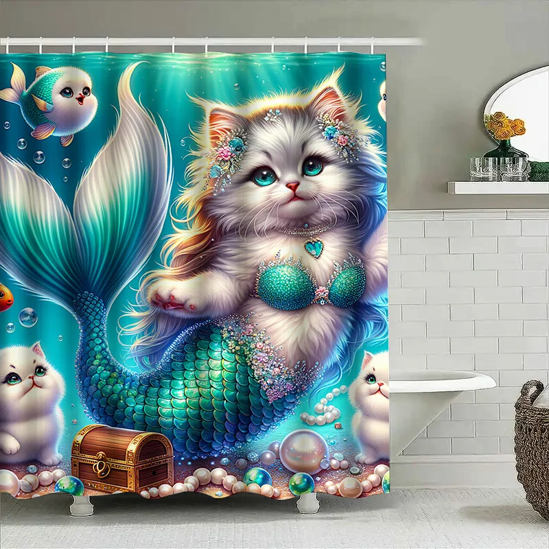Zasłona prysznicowa Syrenka Ko – Home Decor Bathroom Ideas recenzja i cena