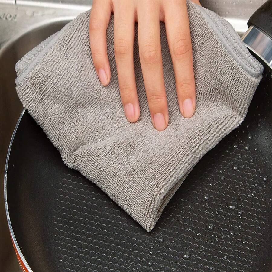 Zestaw szarych ściereczek do c – Home Bathroom Cleaning recenzja i cena