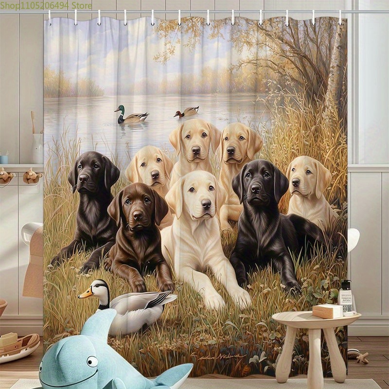 Zasłona prysznicowa z motywem  – Home Decor Bathroom Ideas recenzja i cena