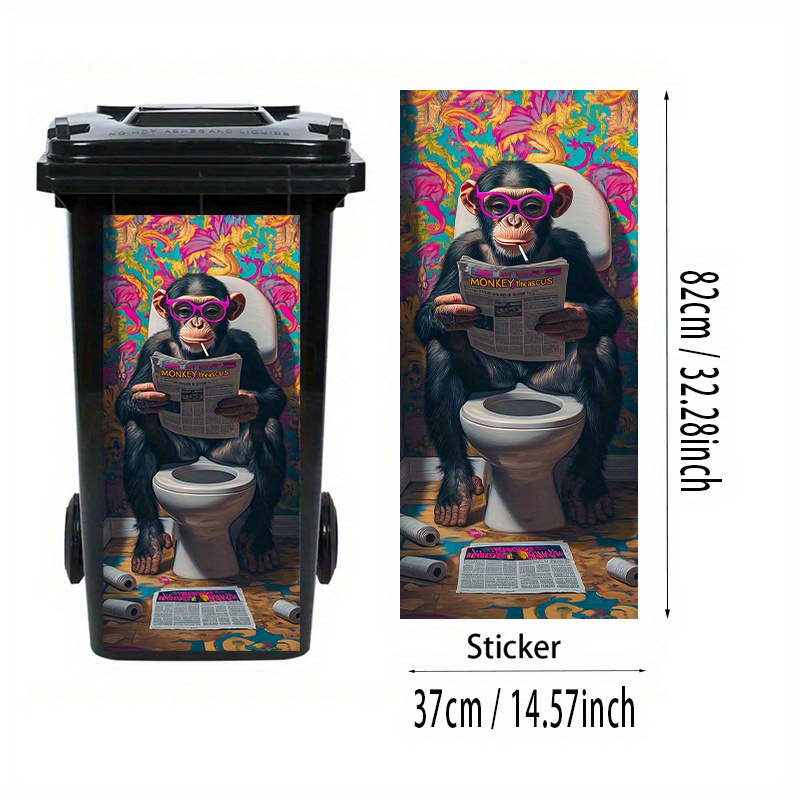 Zabawna naklejka na kosz na śm – Home Toilet Bathroom Design recenzja i cena