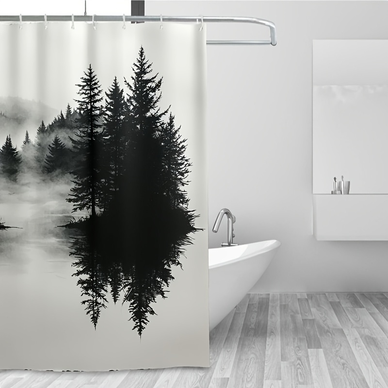 Zasłona prysznicowa z motywem  – Home Decor Bathroom Ideas recenzja i cena