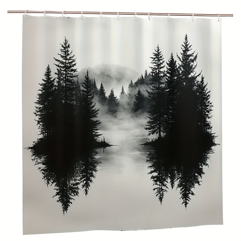 Zasłona prysznicowa z motywem  – Home Decor Bathroom Ideas recenzja i cena