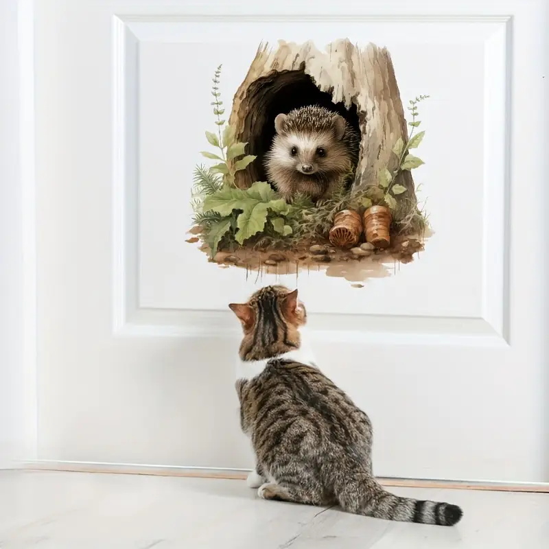 Naklejka z otworem Little Hedg – Home Toilet Bathroom Design recenzja i cena