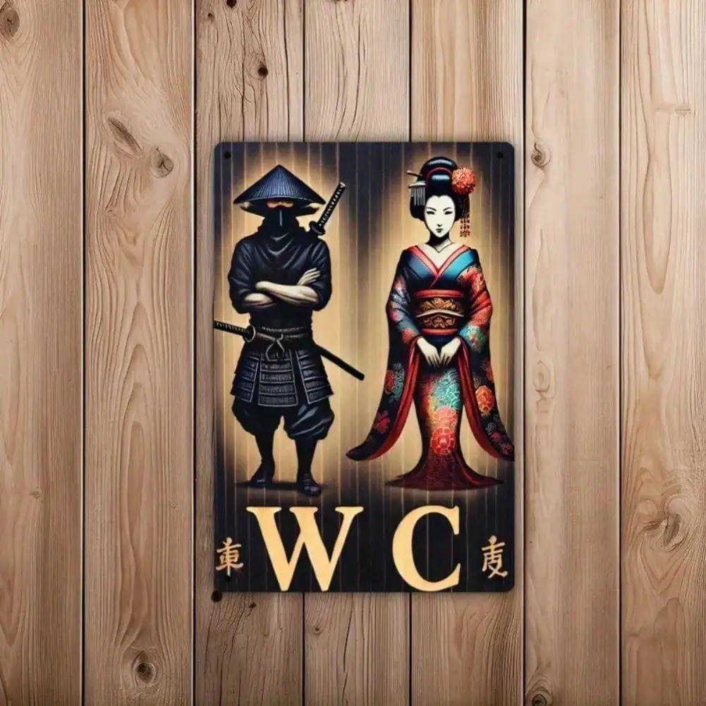 Metalowa dekoracja ścienna w s – Japanese Home Bathroom Design recenzja i cena